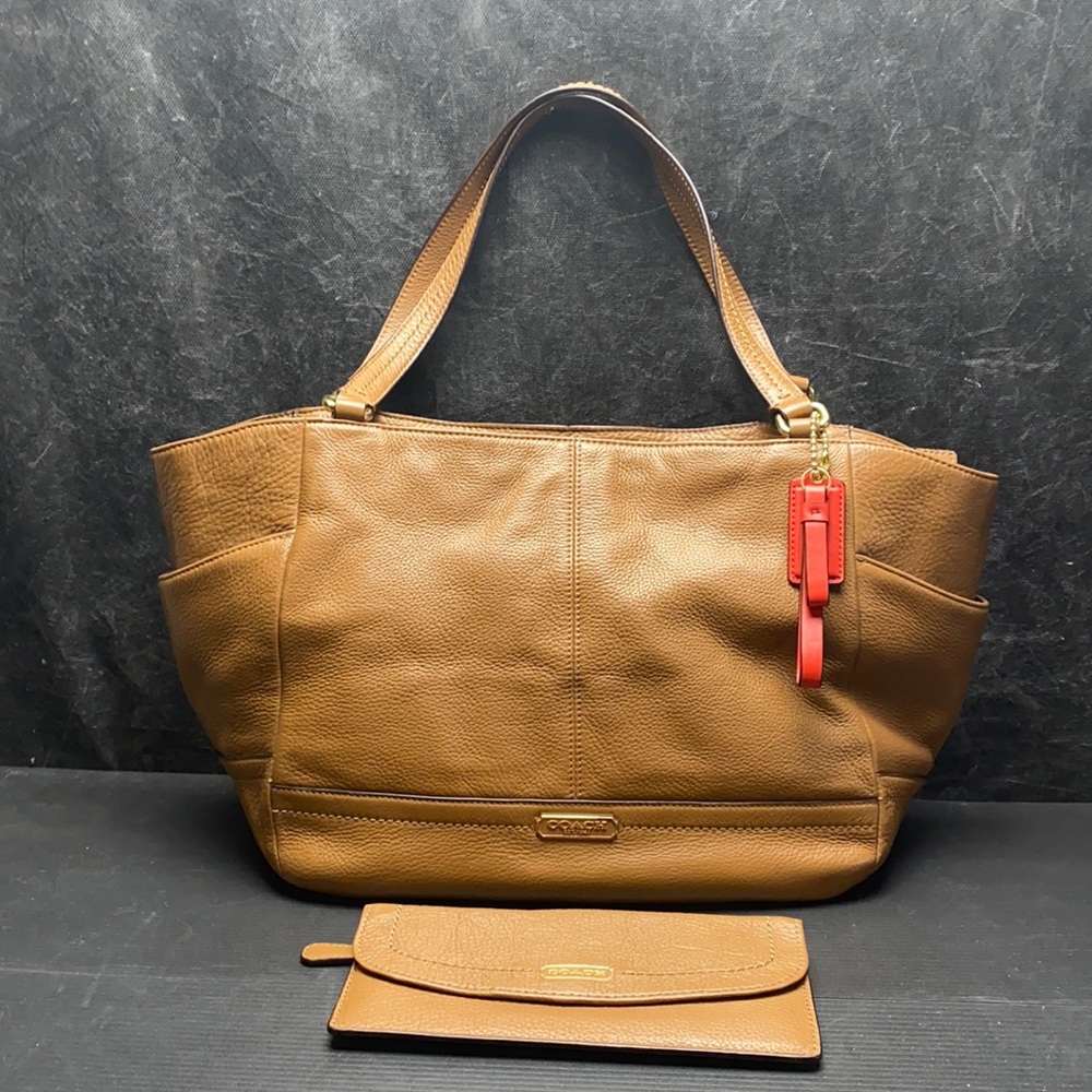 Coach Handbag With Matching Wallet.